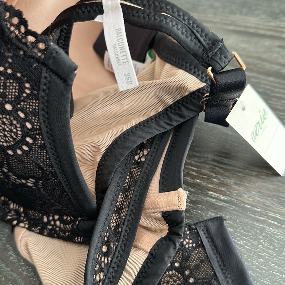 Aerie Balconette Joy Lace Bra Size 38 D Nwt View 2